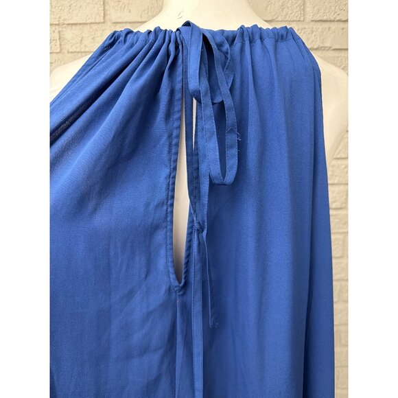 ASOS Women Spaghetti Strap Color Block Maxi Dress Size 16 - Picture 5 of 11